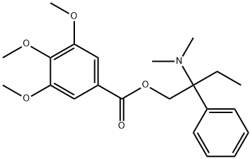 3,4,5-Trimethoxybenzoic acid 2-(dimethylamino)-2-phenylbutyl ester(39133-31-8)